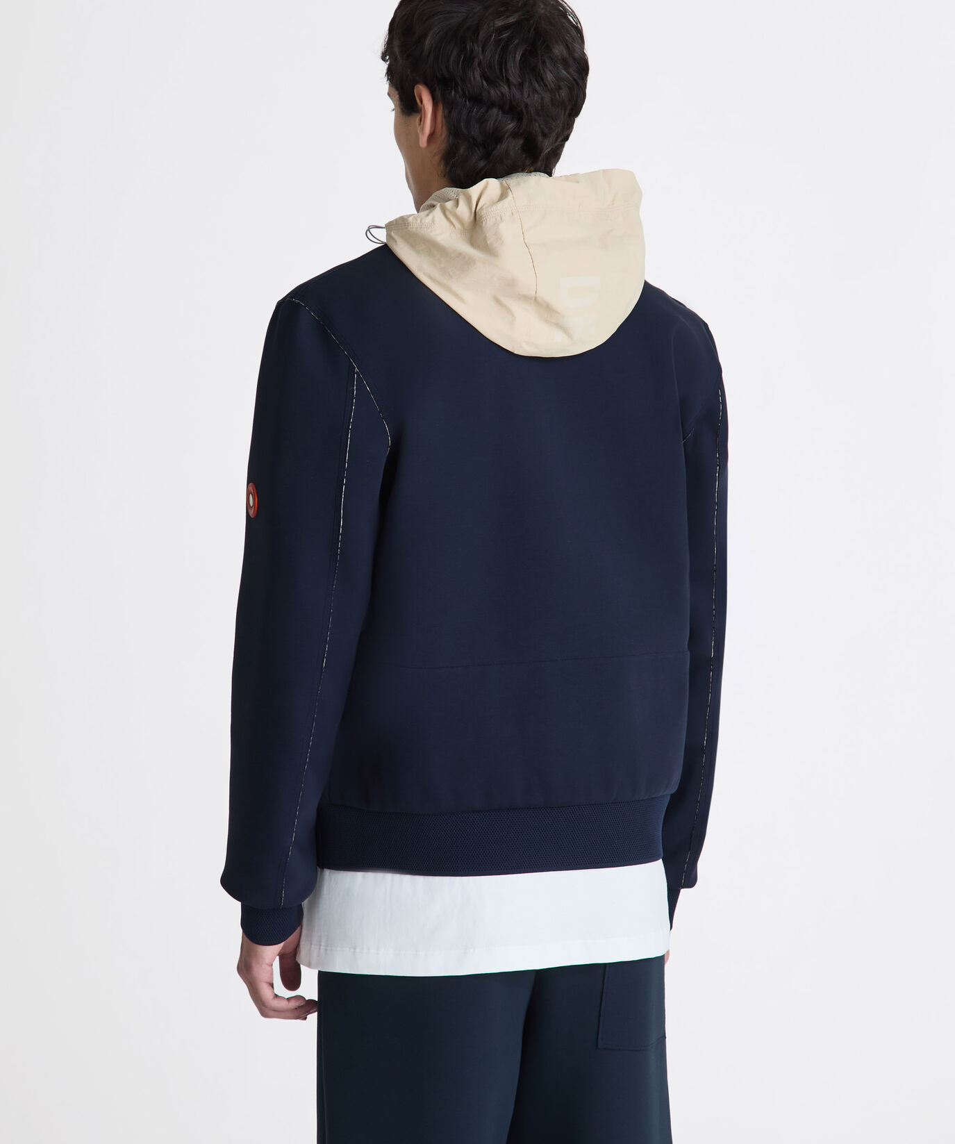 Felpa ibrida in doppio tessuto  Dekker - large image number 1