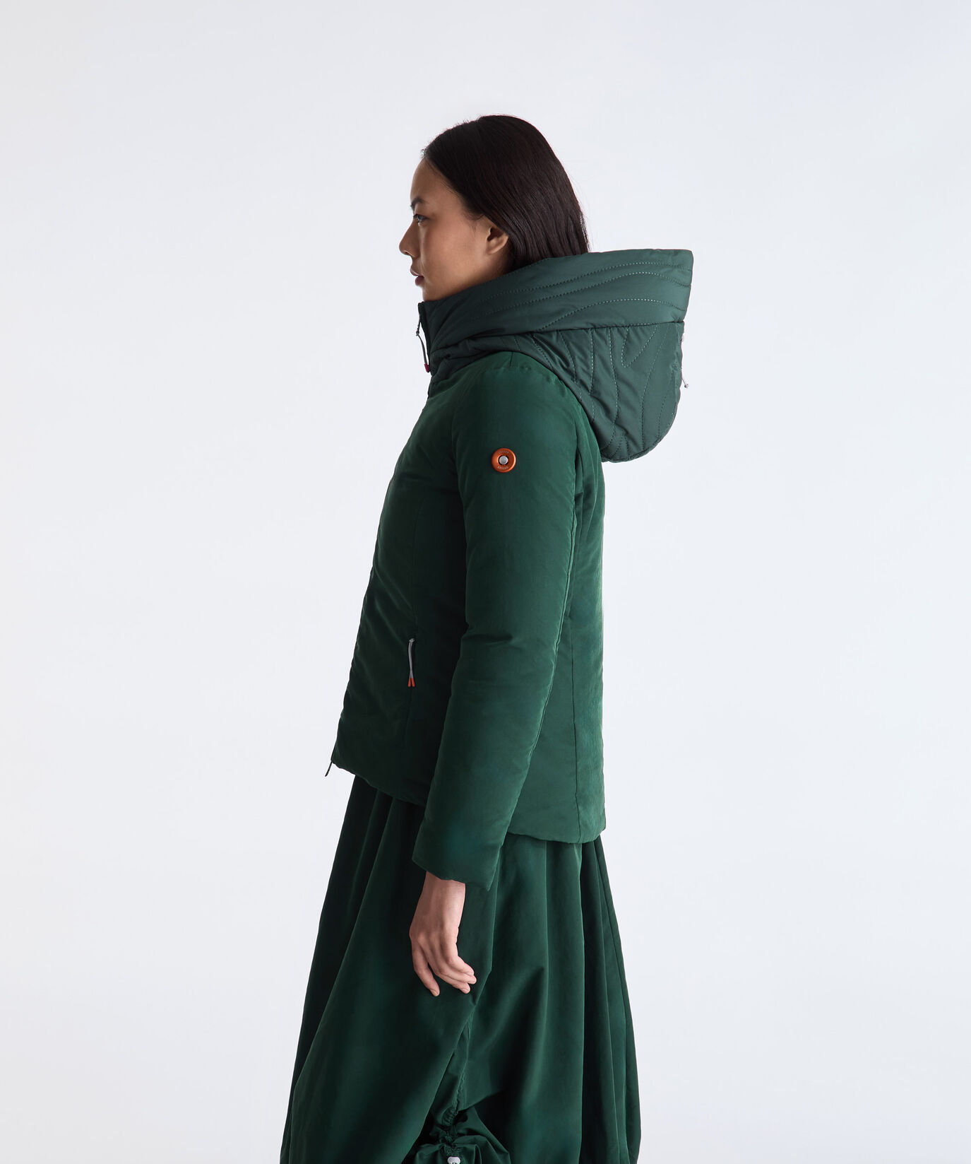 Down Jacket with Large Hood  Dekker - large image number 3