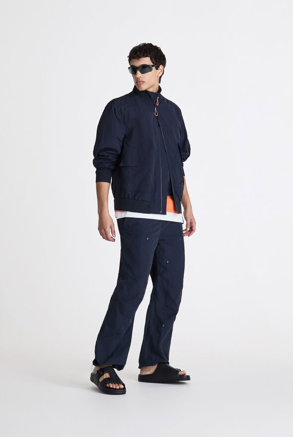 Recycled lightweight nylon-cotton fabric bomber jacket  Dekker - medium