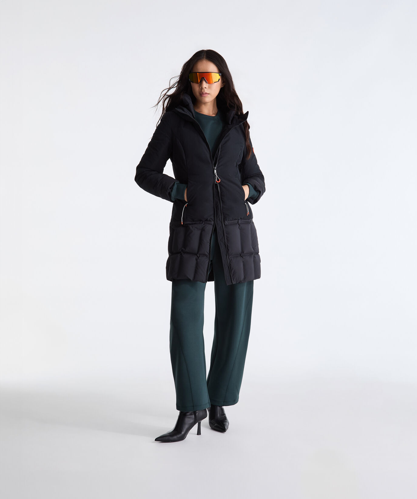 Contrasting Double-Material Coat  Dekker - large image number 0