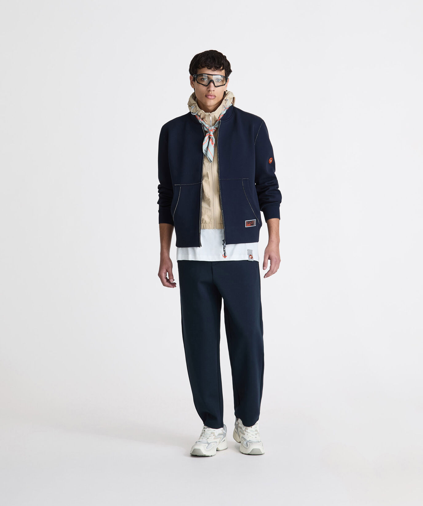 Felpa ibrida in doppio tessuto  Dekker - large image number 0