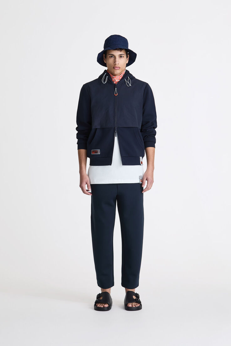 Dual-material sweatshirt  Dekker - medium