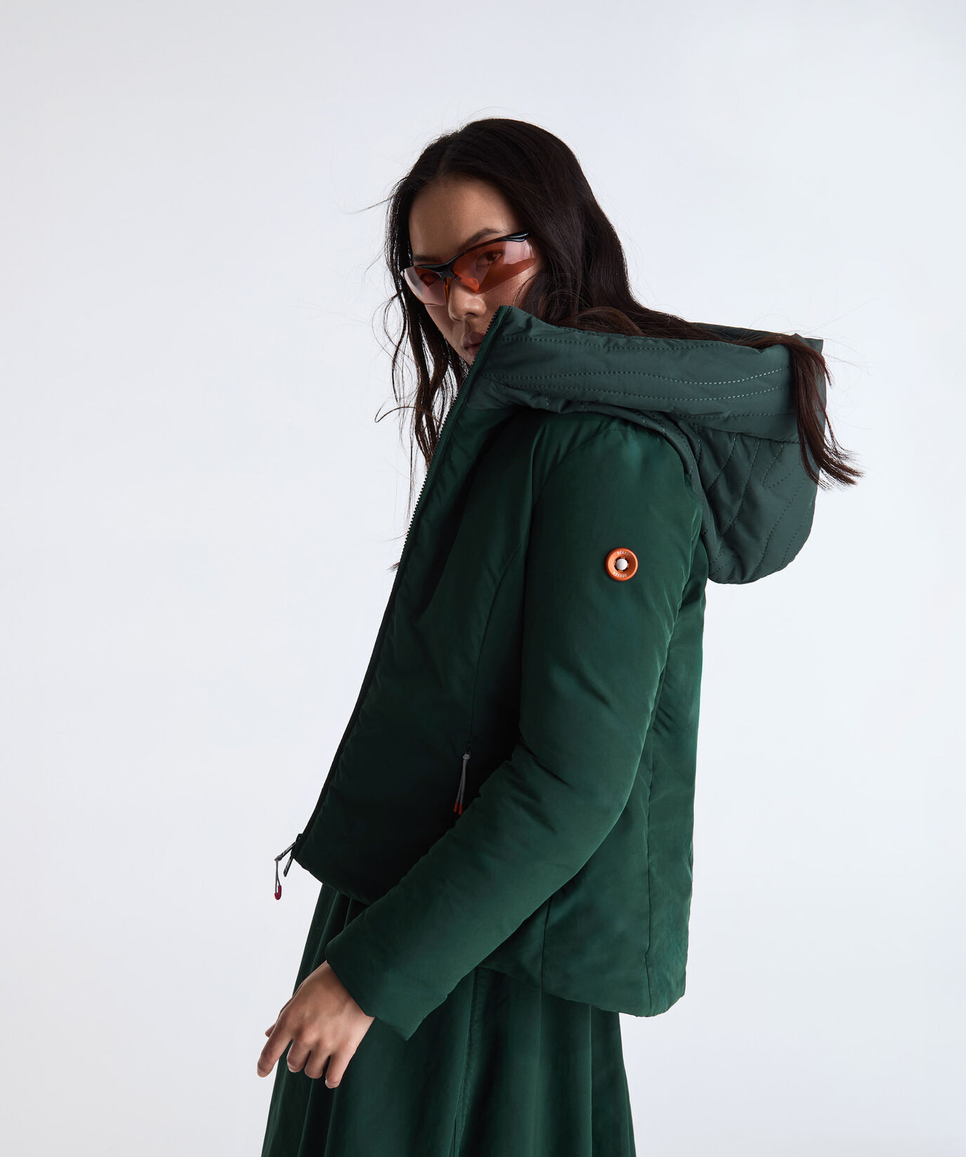 Down Jacket with Large Hood  Dekker - large image number 2