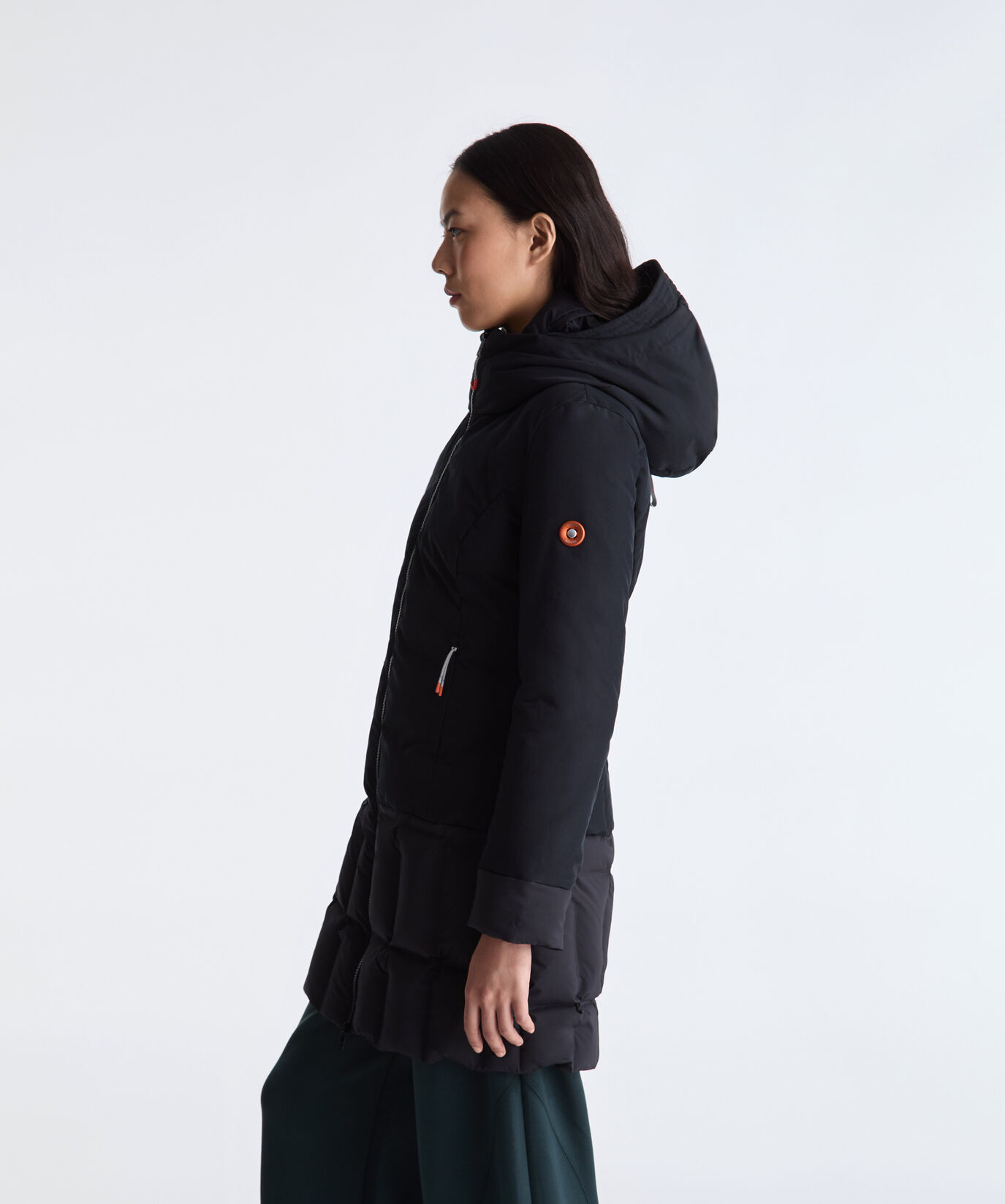 Contrasting Double-Material Coat  Dekker - large image number 2