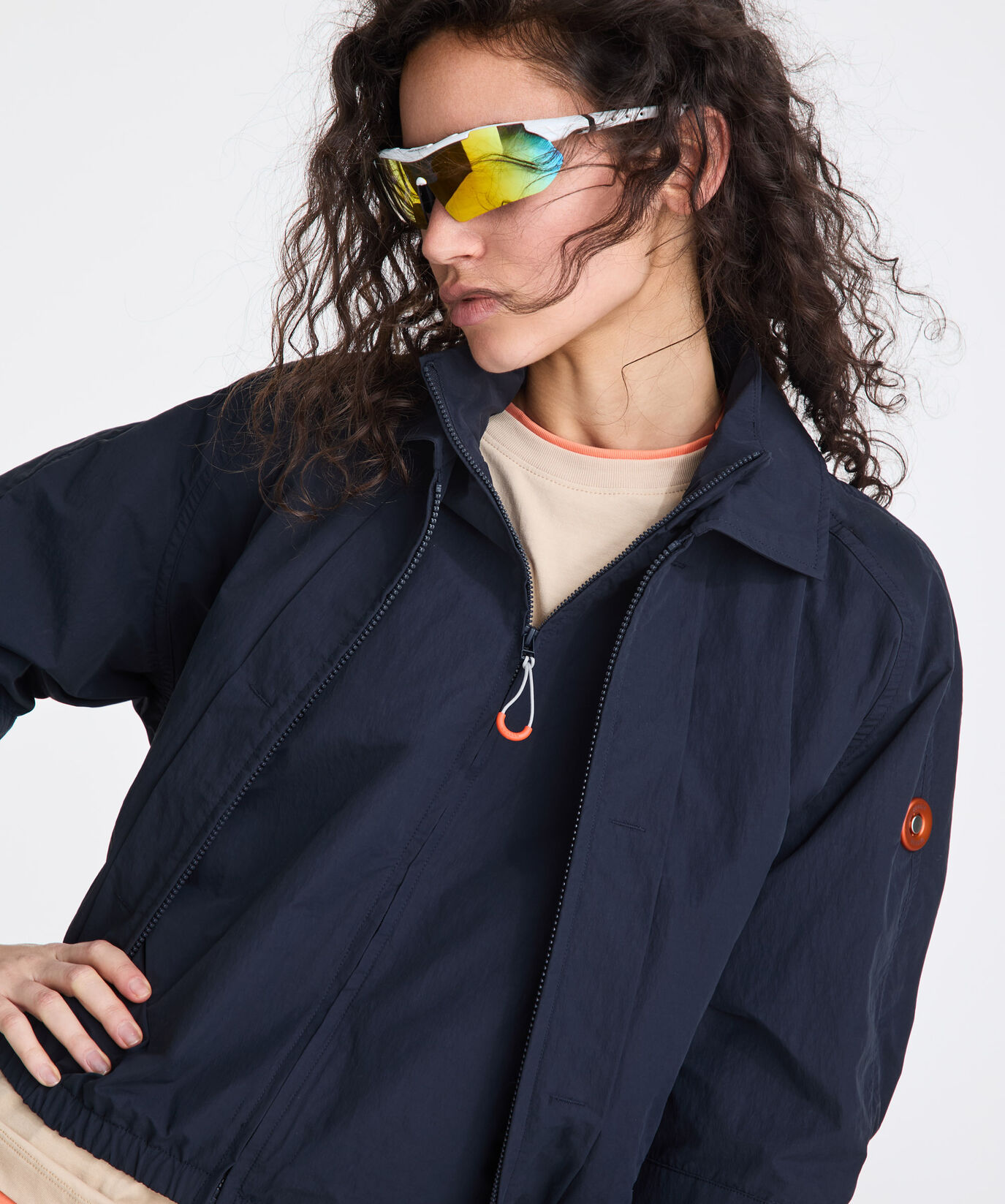 Recycled nylon oversize jacket  Dekker - large image number 1